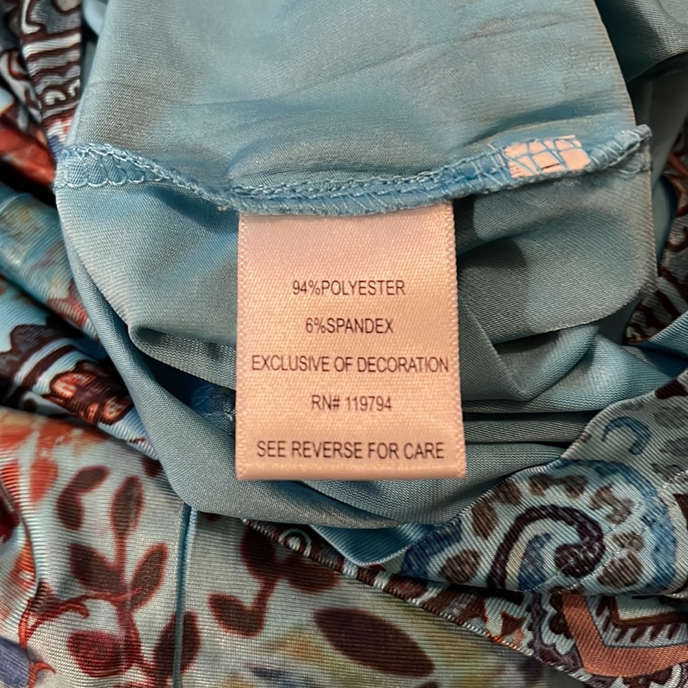 ❌DONATED❌Apt 9 Silky Paisley Top - Picture 7 of 7